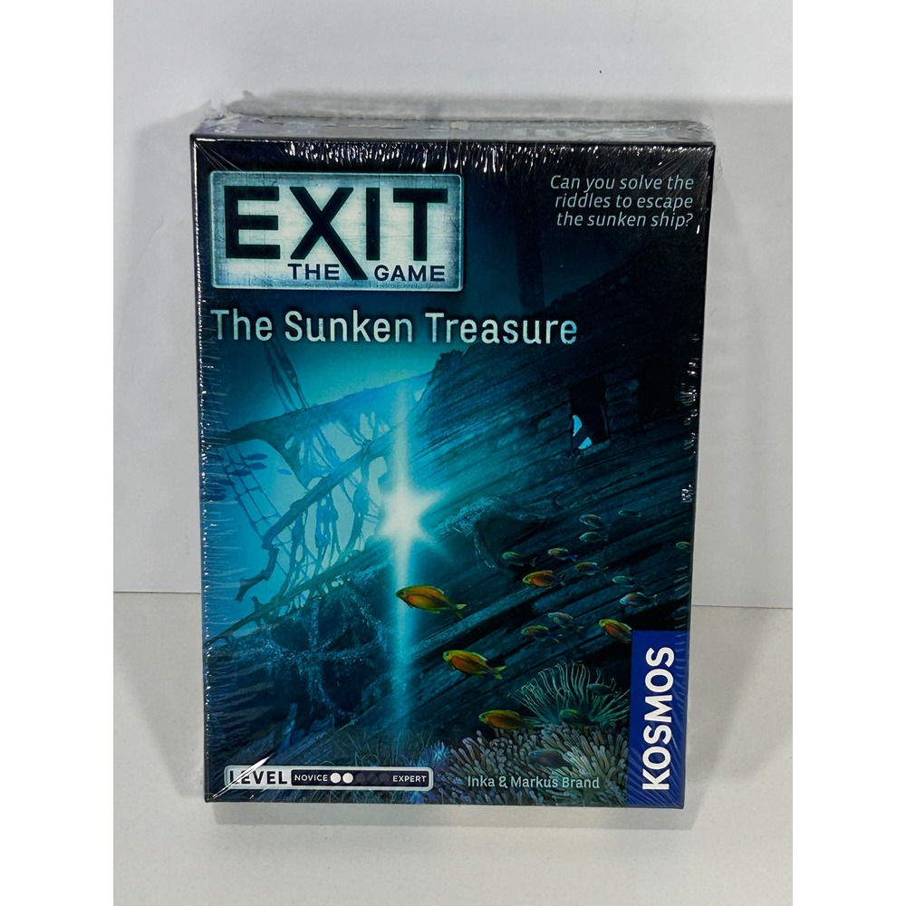KOSMOS EXIT The Game The Sunken Treasure Escape Room Puzzle Game 694050 New